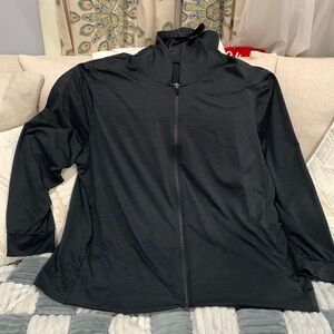No tag don’t used men’s zip hoodie yoga Nike color black size 3XL